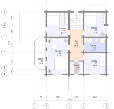 2 этаж - планировка